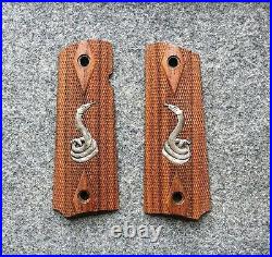 1911 Walnut Grips, metal logo according to your drawings