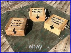 1943 WWII German Luftdichter Patronen-kasten ammo crate wood box repro from org