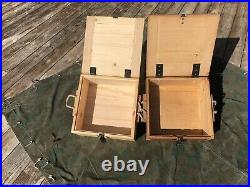 1943 WWII German Luftdichter Patronen-kasten ammo crate wood box repro from org