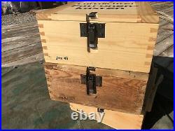 1943 WWII German Luftdichter Patronen-kasten ammo crate wood box repro from org