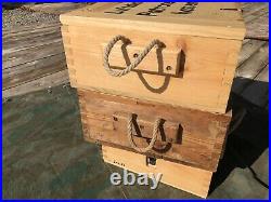 1943 WWII German Luftdichter Patronen-kasten ammo crate wood box repro from org