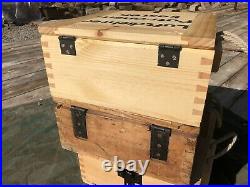 1943 WWII German Luftdichter Patronen-kasten ammo crate wood box repro from org