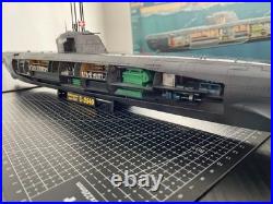1/144, German Submarine TYPE XXI with interior, Military model, gift, free shipping