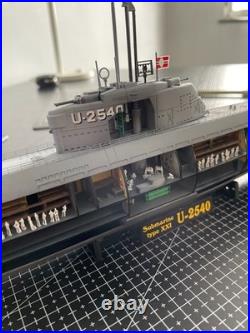 1/144, German Submarine TYPE XXI with interior, Military model, gift, free shipping