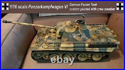 1/16 Scale WW 2 German Panzerkampfwagen VI (Completed Model withCrew Member)