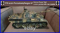 1/16 Scale WW 2 German Panzerkampfwagen VI (Completed Model withCrew Member)