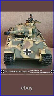 1/16 Scale WW 2 German Panzerkampfwagen VI (Completed Model withCrew Member)