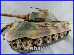 1/35 Built WW2 German King Tiger 2 Sd. Kfz. 182 Porsche Turret, FREE SHIPPING