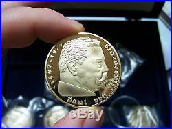 24k German Third Reich Nazi Gold Plated Coin 999 Adolf Hitler Swastika ww2