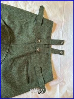 33-34 Waist German Repro WW2 M43 Wool Pants