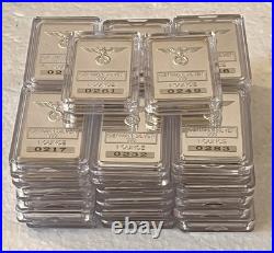 37 German World War II Replica Silver Plated Eagle Iron Cross 1 Ounce Alloy Bars