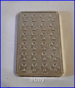 37 German World War II Replica Silver Plated Eagle Iron Cross 1 Ounce Alloy Bars