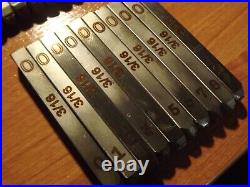 3/16 inch Number Stamp Set for Harley Davidson Punch AS