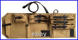 5 X Wwii German Mp Tan Canvas Carry Case(khaki) With Free Mp44 Sling Wholesale