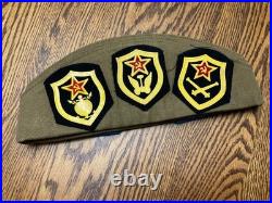 7-2026-MILITARY GERMAN CAP WithMANY PINS