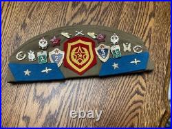 7-2026-MILITARY GERMAN CAP WithMANY PINS