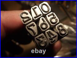 7/32 inch Number Stamp for Harley Davidson Punch WLA WLC