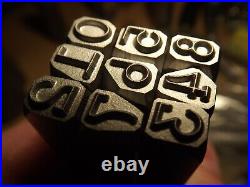 7/32 inch Number Stamp for Harley Davidson Punch WLA WLC