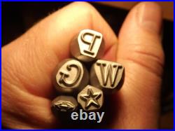 7 mm Stamp Punch set stamps Punch Ford-GPW-Jeep B