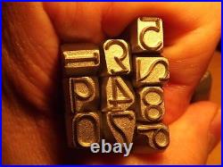 8 mm Stamp Punch set digital stamps Punch Ford-GPW-Jeep