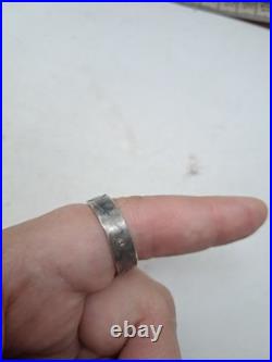 A GERMAN Silver 800 Enamel Z RING