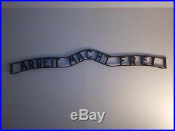 Arbeit Macht Frei 48-inch Replica ONE OF A KIND Concentration Camp Sign