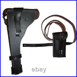 Artillery Luger P08 Holster 8Barrel with Tool & Hand Grips-Repro r606