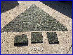 At the Front Reproduction Zeltbahn Set. Blurred Edge Camouflage Pattern