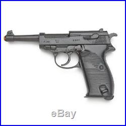 Authentic Gun WWII Luger P38 Semi-Automatic Non Firing Black Finished Pistol