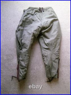 Authentic larger size Leather Breeches, WW2 Style, Brown, Excellent Condition