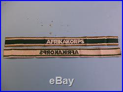 B3267 WW2 German Army Afrikakorps cuff title