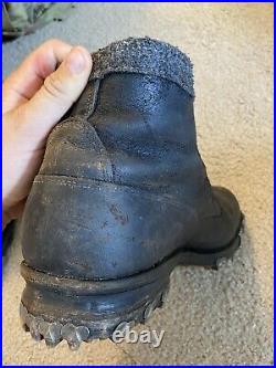 Bergschuhe Mountain Boots Swiss To WWII GERMAN Gebirgsjäger Big Marked 29½. 11