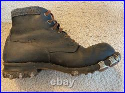 Bergschuhe Mountain Boots Swiss To WWII GERMAN Gebirgsjäger Big Marked 29½. 11