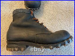 Bergschuhe Mountain Boots Swiss To WWII GERMAN Gebirgsjäger Big Marked 29½. 11