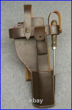 Broomhandle Mauser Reproduction Holster / Shoulder Stock & Cleaning Rod