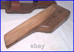 Broomhandle Mauser Reproduction Holster / Shoulder Stock & Cleaning Rod Unused