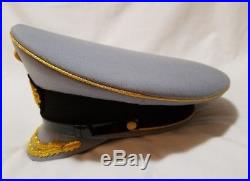 Bundeswehr Modern German Army General Admiral Officers Dress Visor Hat Cap