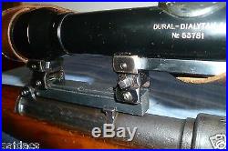 Claw Mount Base for HENSOLDT WETZLAR DURAL-DIALYTAN X 4 rifle scope CUSTOM MADE