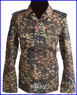 Collectable WW2 German Dot 44 Tunic W Breeches Camo M43 Uniform XXXL Size