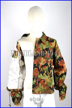 Cosplay German Elite M45 leibermuster camouflage field tunic and trousers, XXL