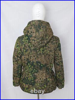 Cosplay WORLD WAR II GERMAN DOT44 PEAS CAMO &WHITE WINTER REVERSIBLE PARKA L