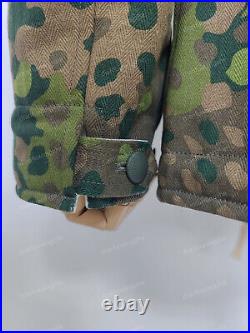 Cosplay WORLD WAR II GERMAN DOT44 PEAS CAMO &WHITE WINTER REVERSIBLE PARKA L