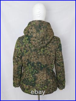 Cosplay WORLD WAR II GERMAN DOT44 PEAS CAMO &WHITE WINTER REVERSIBLE PARKA M