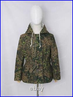 Cosplay WORLD WAR II GERMAN DOT44 PEAS CAMO &WHITE WINTER REVERSIBLE PARKA XL