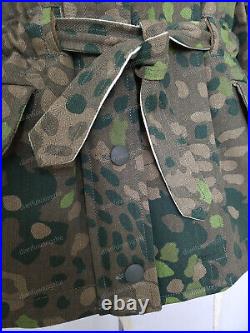 Cosplay WORLD WAR II GERMAN DOT44 PEAS CAMO &WHITE WINTER REVERSIBLE PARKA XL