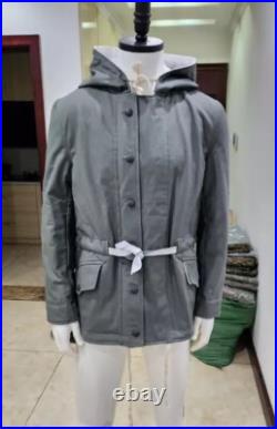 Cosplay WORLD WAR II GERMAN Military Gray &WHITE WINTER REVERSIBLE PARKA, L