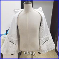 Cosplay WORLD WAR II GERMAN Military Gray &WHITE WINTER REVERSIBLE PARKA, L