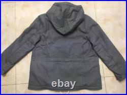Cosplay WORLD WAR II GERMAN Military Gray &WHITE WINTER REVERSIBLE PARKA, L