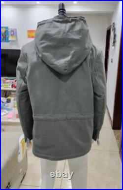 Cosplay WORLD WAR II GERMAN Military Gray &WHITE WINTER REVERSIBLE PARKA, S