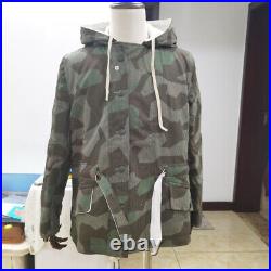 Cosplay WORLD WAR II GERMAN SPLINTER CAMO &WHITE WINTER REVERSIBLE PARKA, XXXL